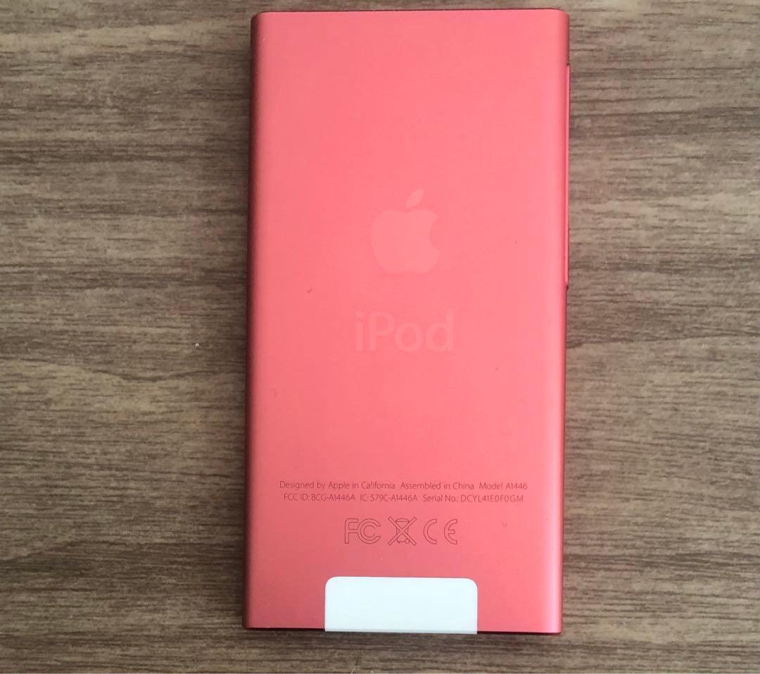 iPod nano 7世代 ピンク 美品 16GB ポータブルプレーヤー