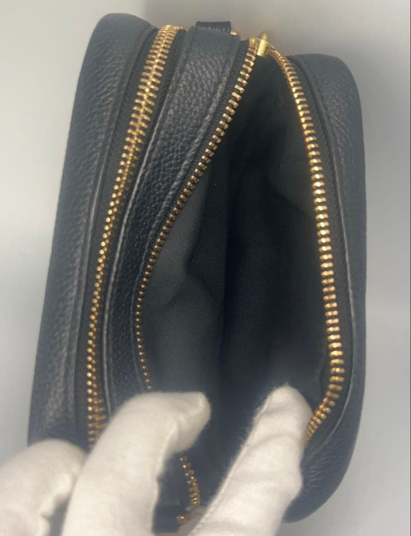 極美品✨トリーバーチ ペリーボンベ ショルダーバッグ ミニ レザー ブラック