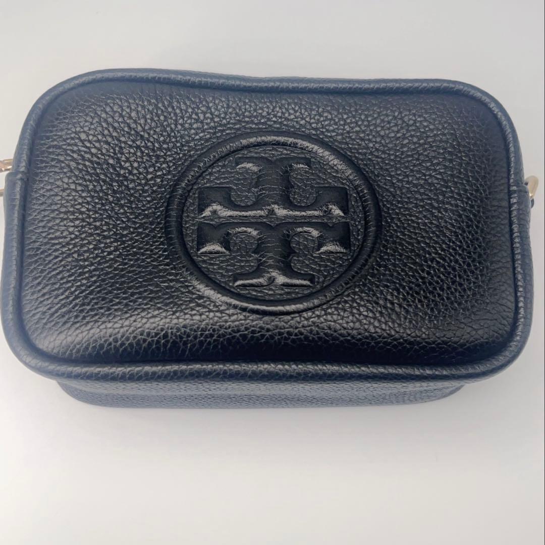 極美品✨トリーバーチ ペリーボンベ ショルダーバッグ ミニ レザー ブラック