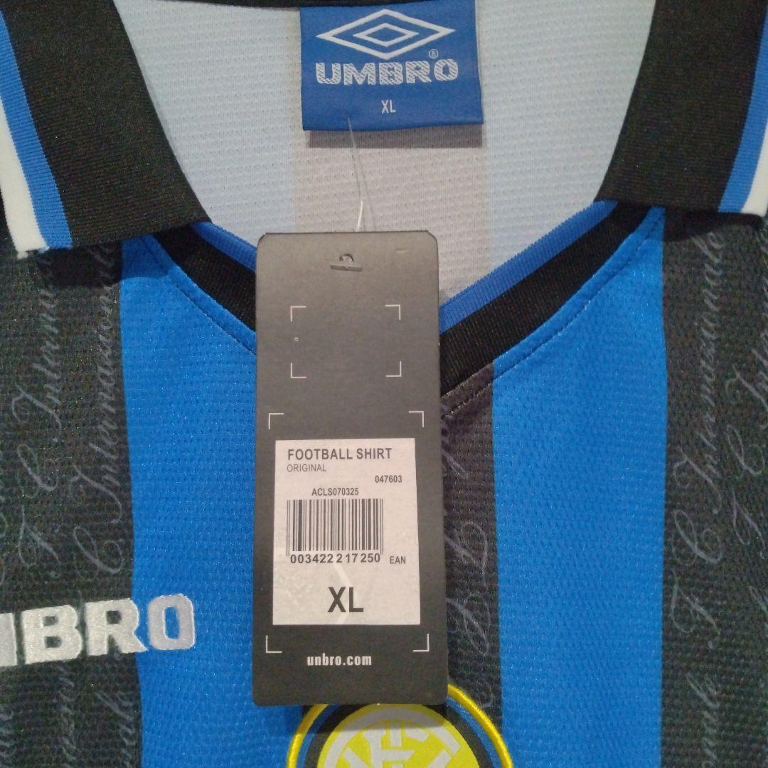 NIKE　 Intel　95/96s インテルミラノ レコバ　ユニフォーム 復刻