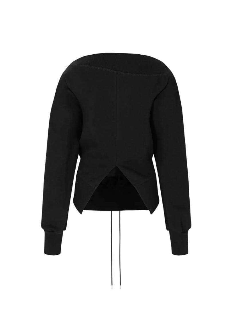 トップス BOHEMIANSEOUL CORSET SWEATSHIRT BLACK