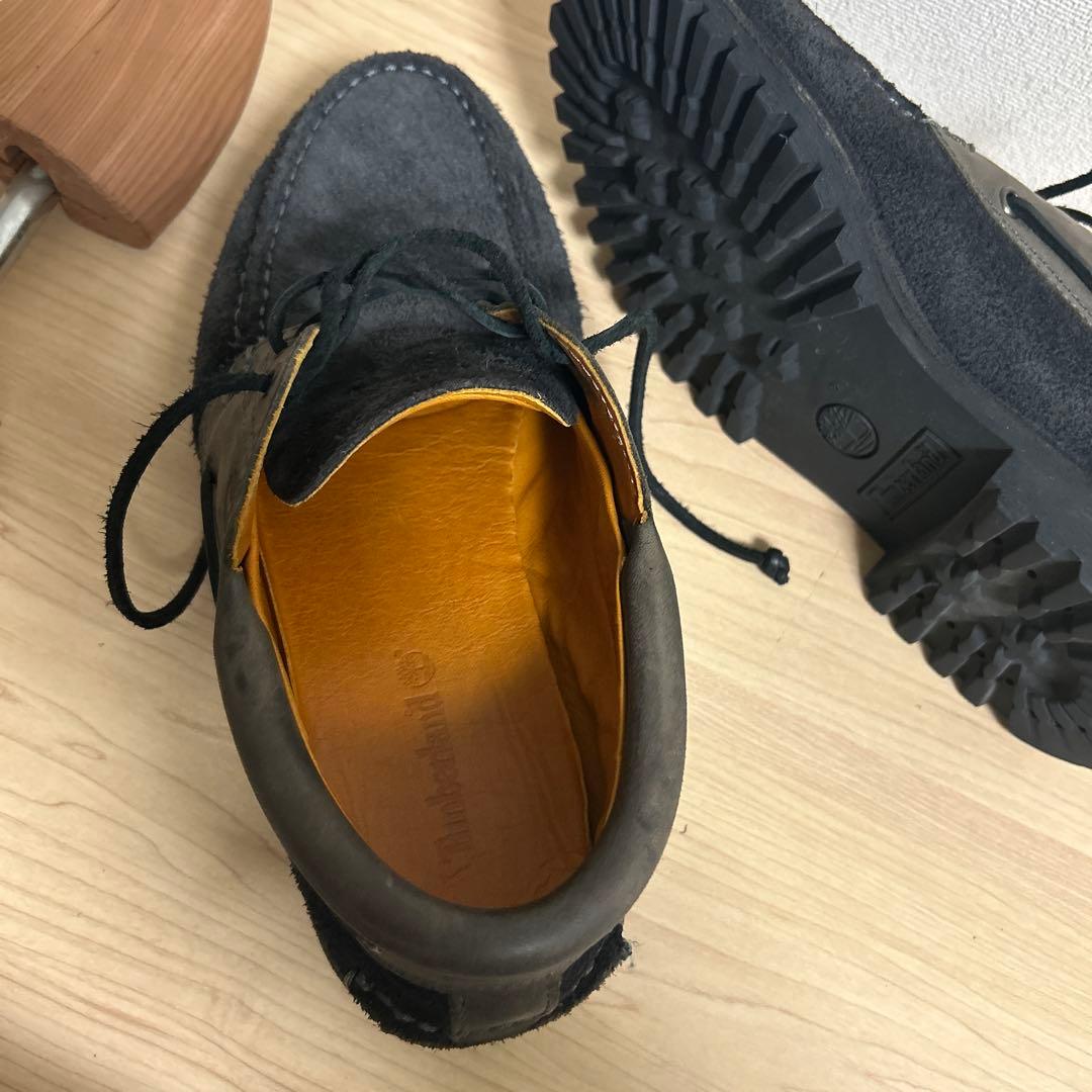Timberland グレー モカシン　3アイ　US8