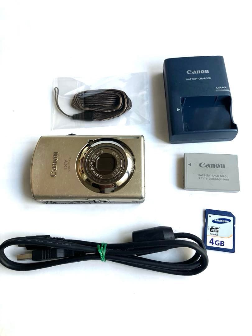 Canon IXY DIGITAL 920ISゴールドコンパクトデジタルカメラ