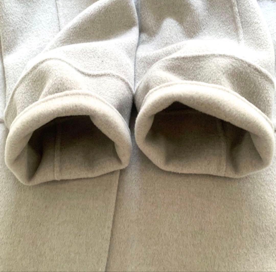 IENA フード付きベージュロングコート