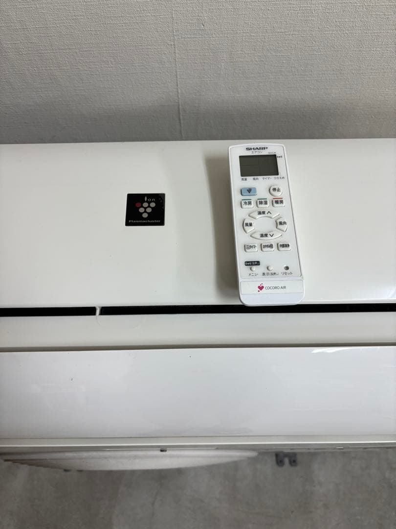 取付込☆SHARP AY-G22S-W エアコン 6畳用 プラズマクラスター