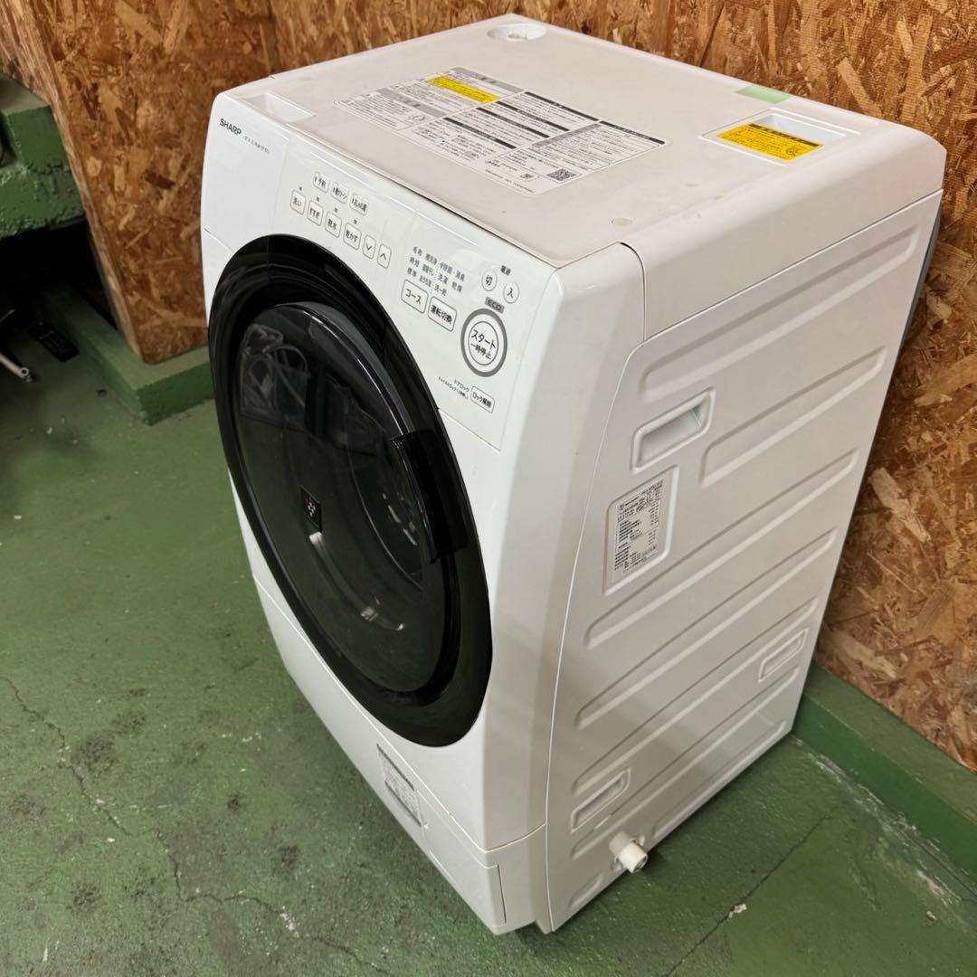 308★2022年製★シャープ　ドラム式洗濯機　7KG 熱乾燥　一人暮らし