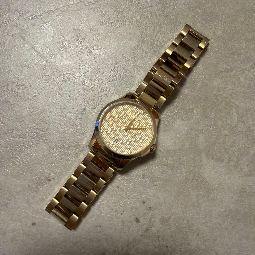 GUCCI ゴールド Gタイムレス 126.5 腕時計