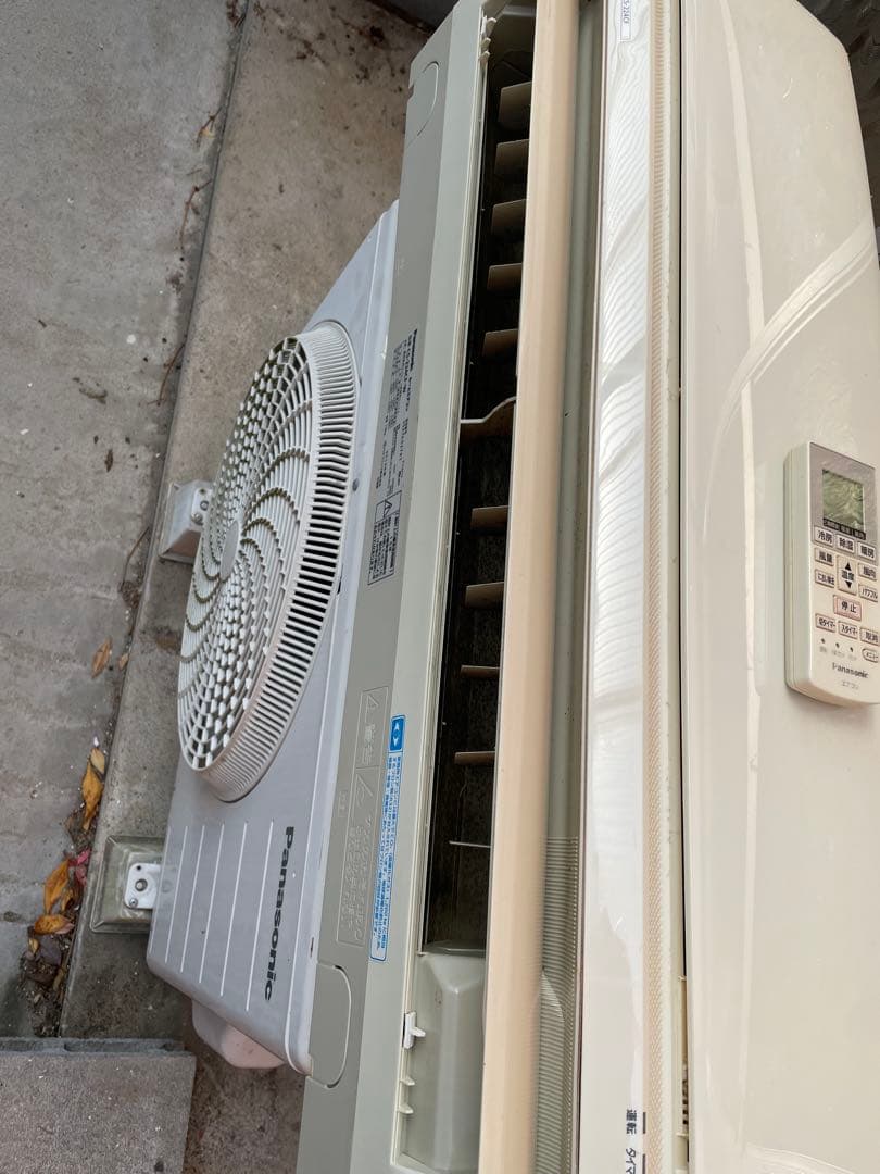 Panasonic CS-224CF エアコン本体　リモコン付2014年製動作品