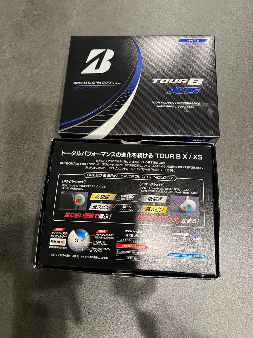 ブリヂストンゴルフボールTOURＢ　XS2022年モデル12球入り2ダースセット