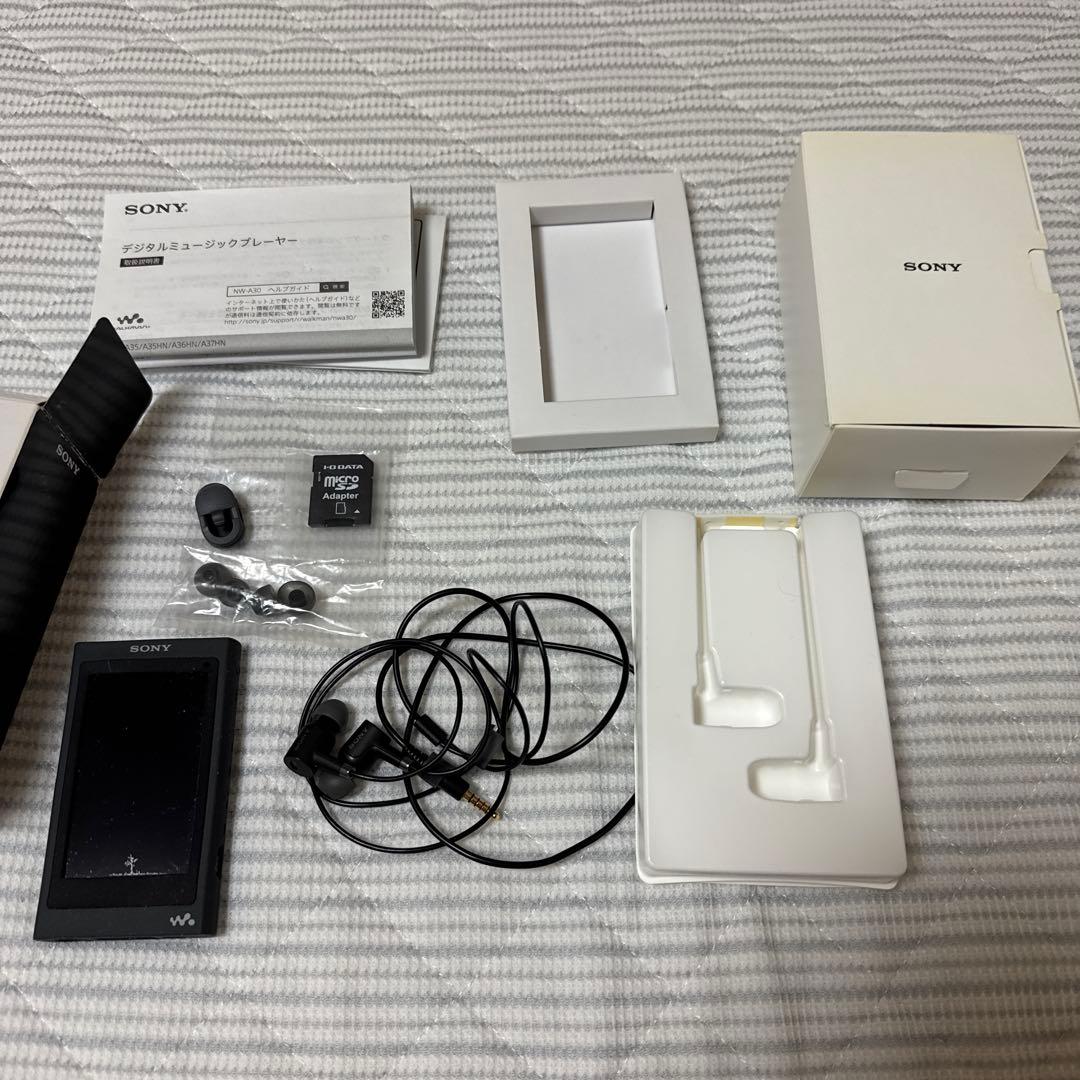 SONY ウォークマンNW-a35 ブラック チャコールブラック
