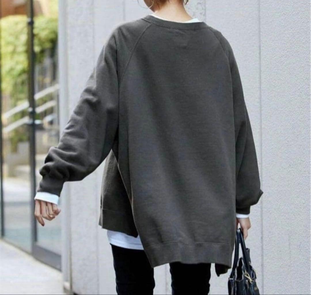 【FRAMeWORK】ラグランポンチョスウェット