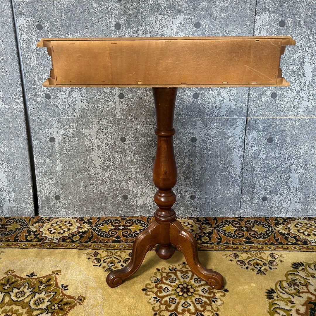 galooon꧁象嵌家具꧂コンソールテーブル サイド 象嵌 猫脚 飾り台