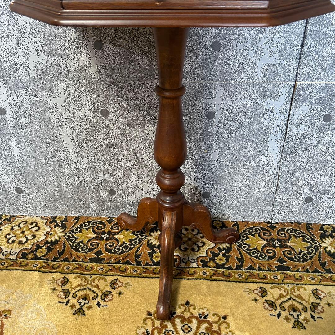 galooon꧁象嵌家具꧂コンソールテーブル サイド 象嵌 猫脚 飾り台