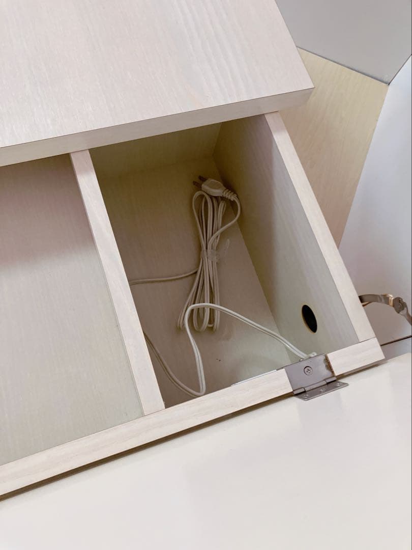 brother ブラザー　バタフライテーブル　作業台　コンセント穴付き　木製