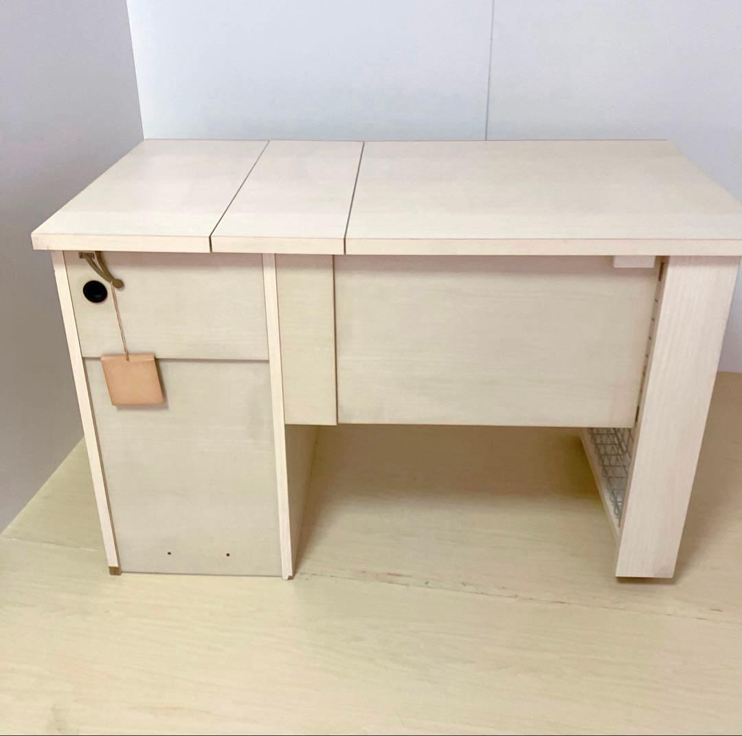 brother ブラザー　バタフライテーブル　作業台　コンセント穴付き　木製