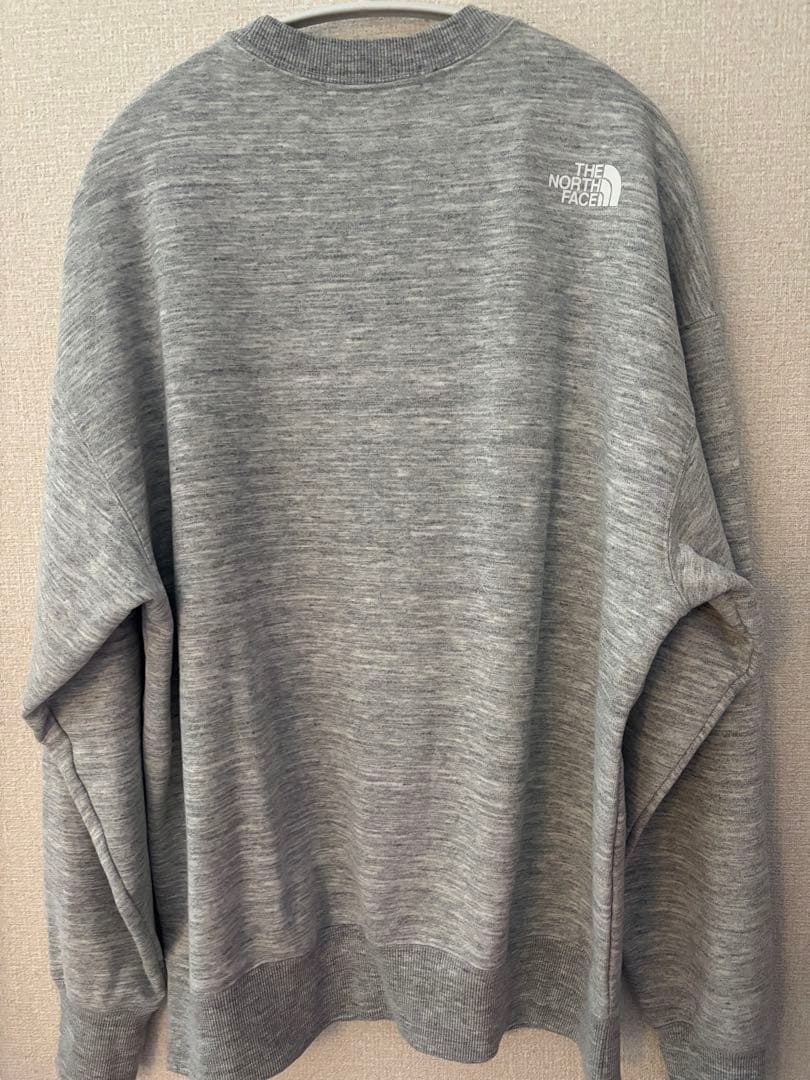 ザノースフェイス フラワーロゴ トレーナー グレー Lサイズ