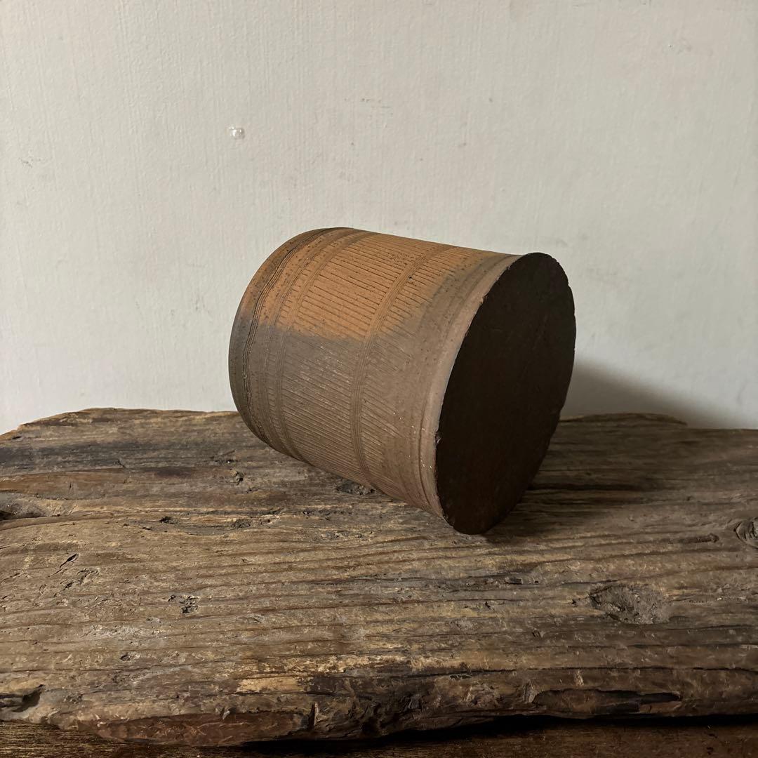 南蛮縄簾水指　茶道具　古民芸　骨董　古道具　アンティーク　方丈唯心　検:李朝