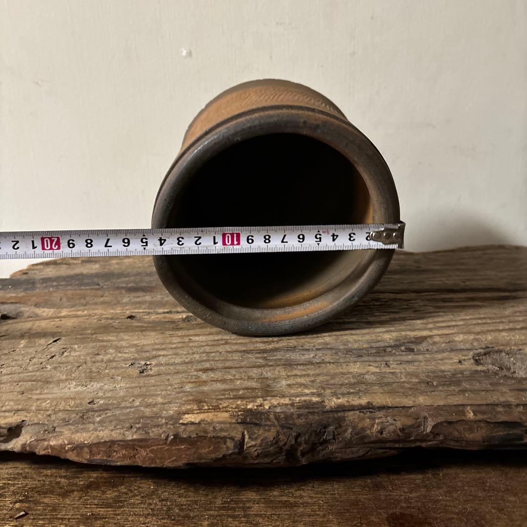 南蛮縄簾水指　茶道具　古民芸　骨董　古道具　アンティーク　方丈唯心　検:李朝