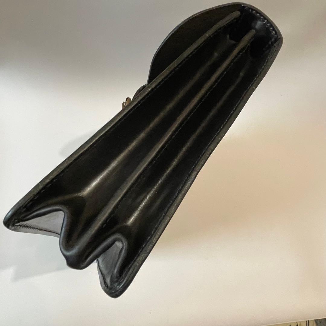 極美品✨グレンロイヤル ビジネスバッグ ブリーフケース ロック ゴールド 黒