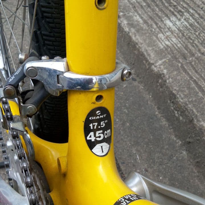 ジャイアントのカーボンフレームマウンテンバイク です。