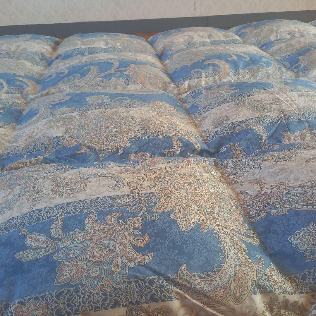 羽毛布団 増量 SDGS リフレッシュ羽毛 高密度生地 清潔 安心 日本製B⑯