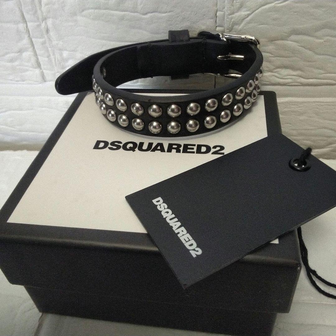 新品　DSQUARED2　ディースクエアード　イタリア製　本革　ブレスレット