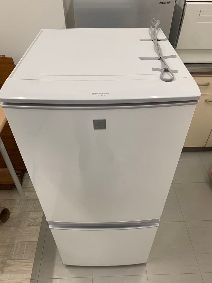 SHARP 冷蔵庫 (137L) 2019年製SJ-14E6-KW 大阪配送限定