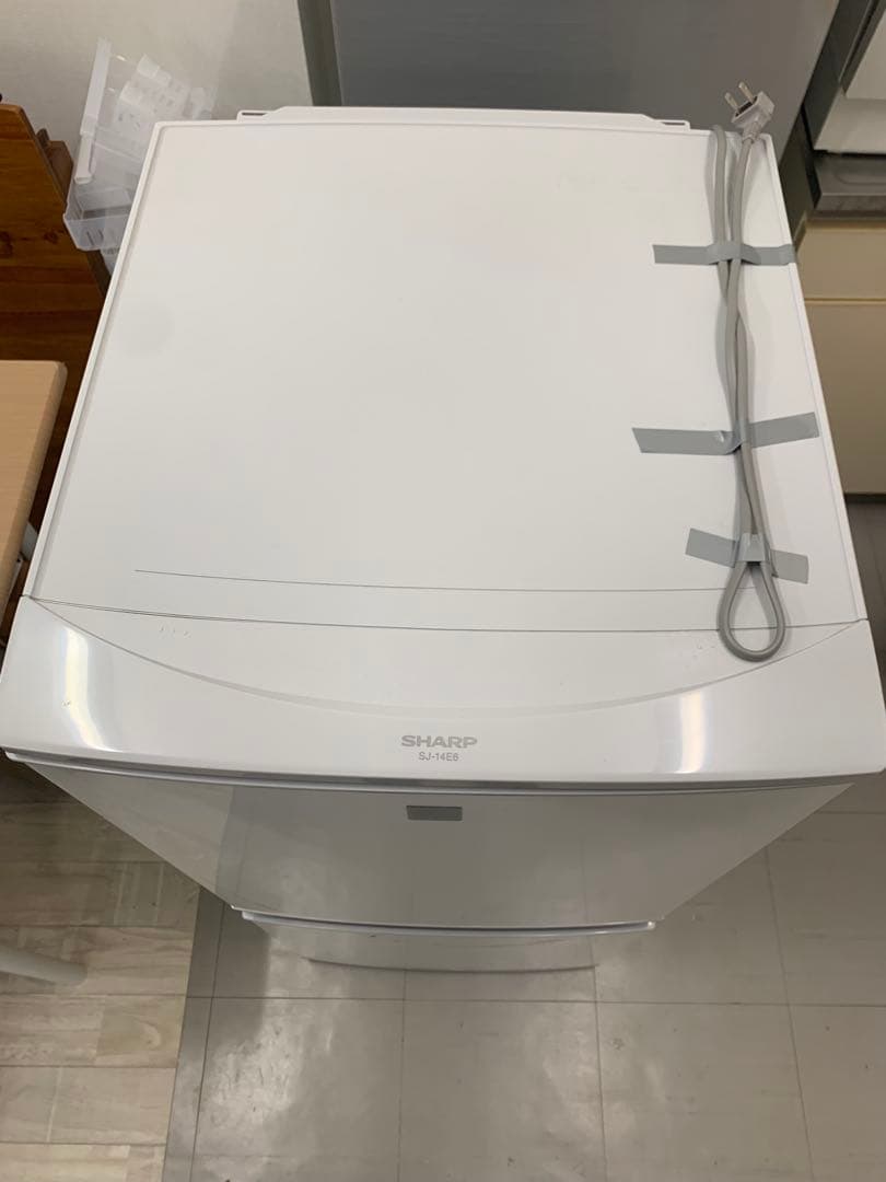 SHARP 冷蔵庫 (137L) 2019年製SJ-14E6-KW 大阪配送限定