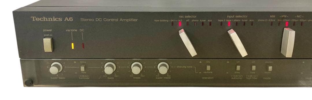 ★現状品★ テクニクス プリアンプ コントロールアンプ SU-A6