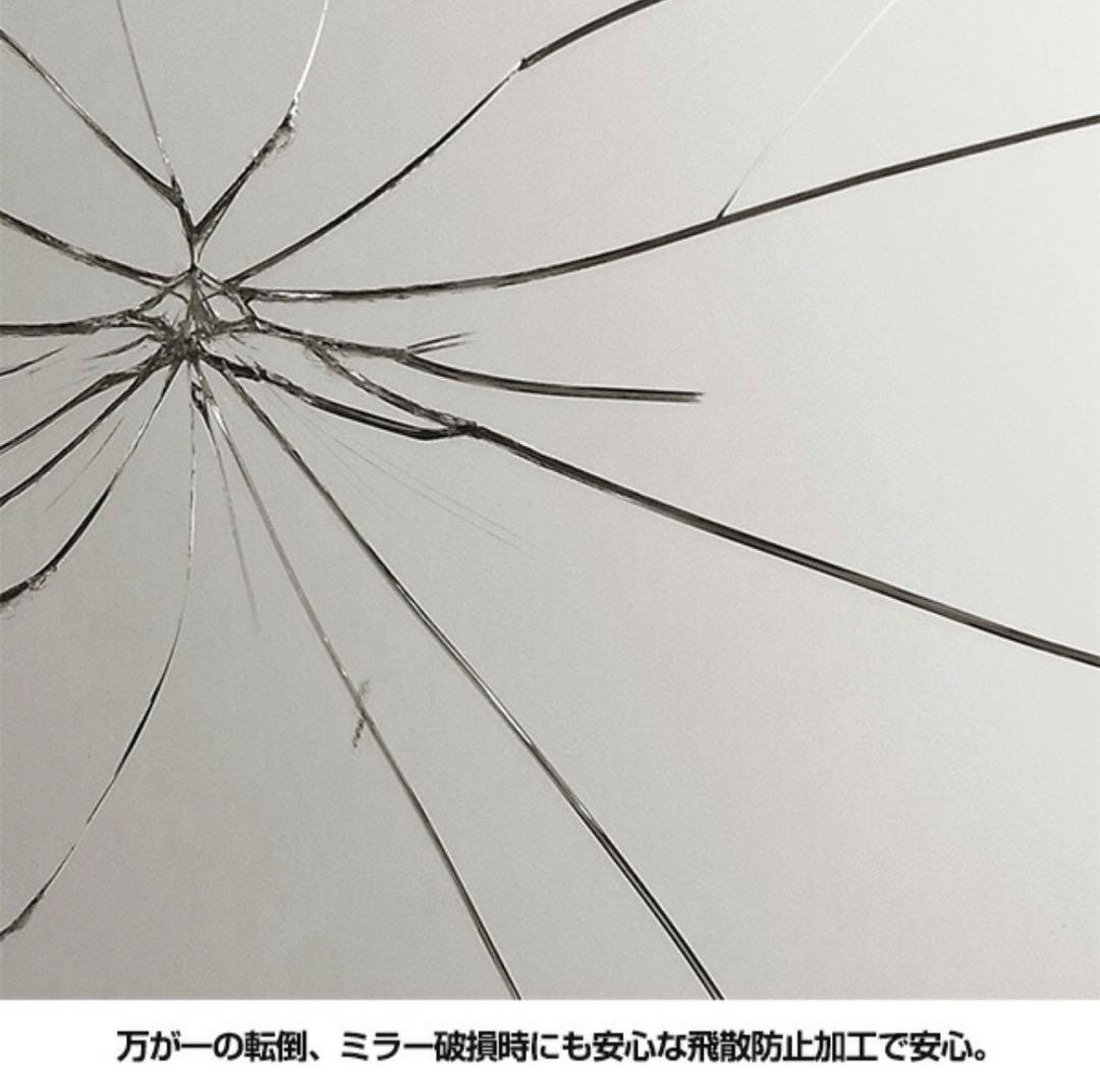 スタンドミラー 高さ158 cm キャスター付き