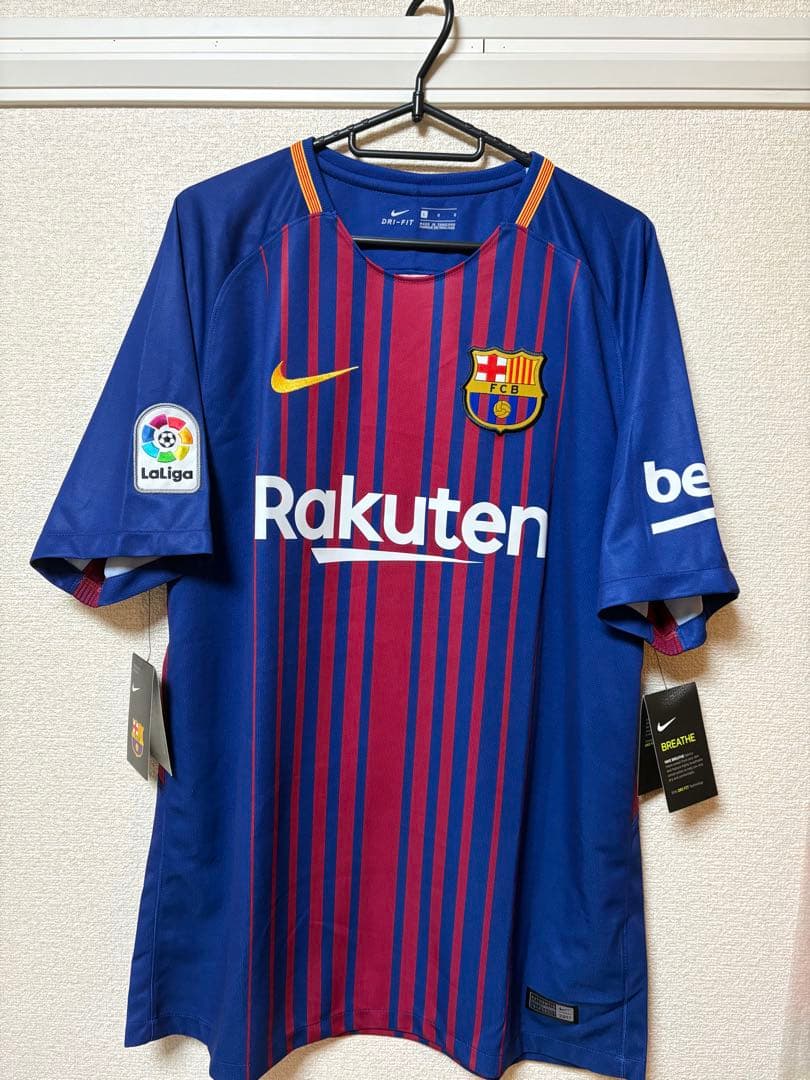 【正規品・タグ付き】 バルセロナ メッシ 17/18 リーグMVP得点王 L