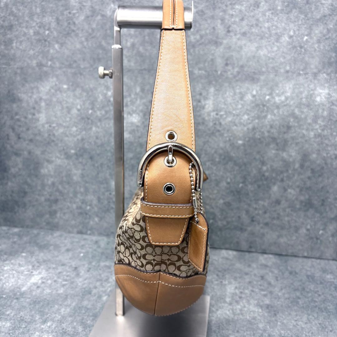 コーチ ショルダーバッグ ワンショルダー キャンバス ブラウン