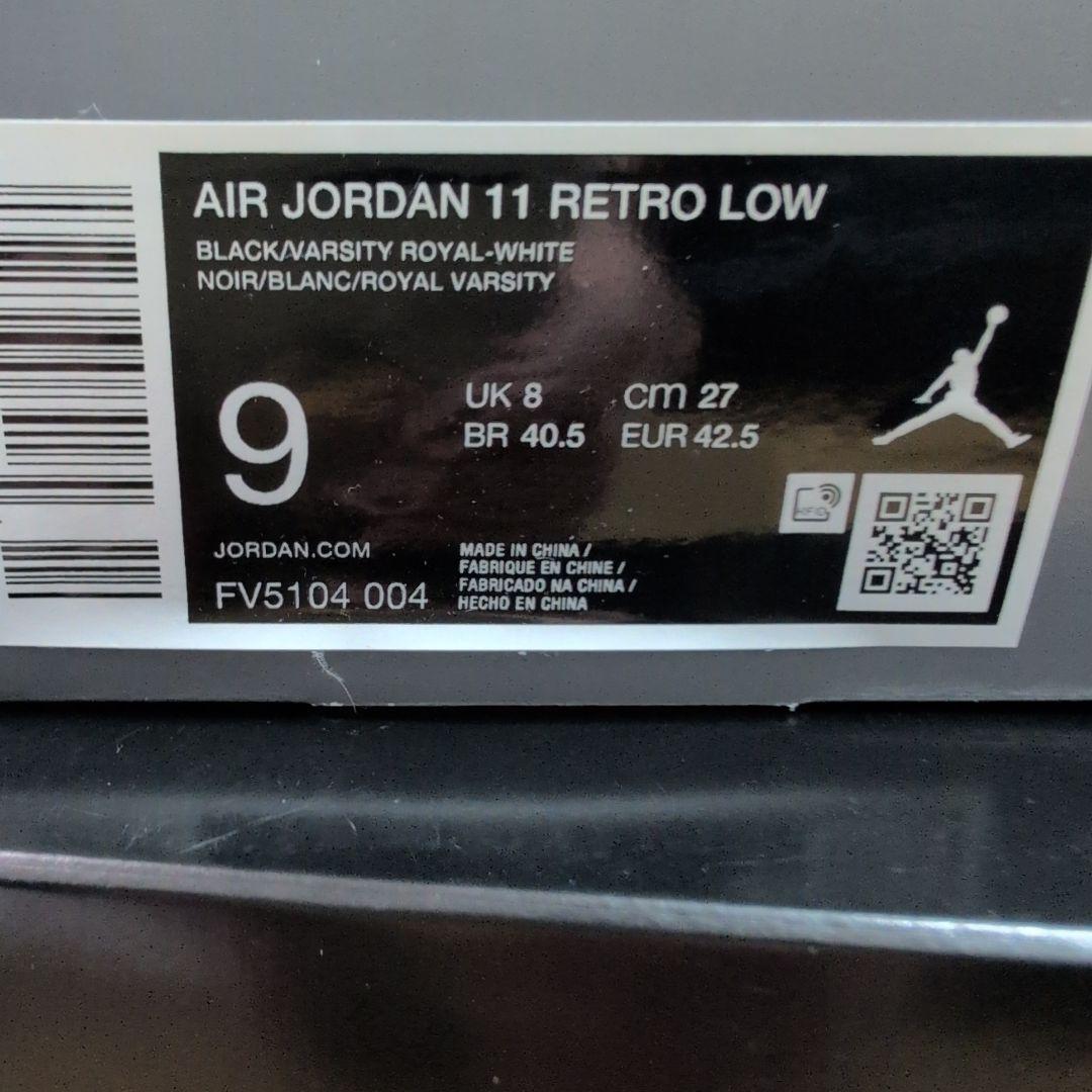 値下げしました エアジョーダン 11 ロー ブラック EV5104-004
