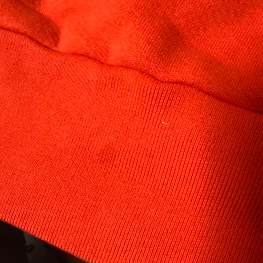 モンクレール SWEATSHIRT スウェット 裏起毛 ロゴ オレンジ
