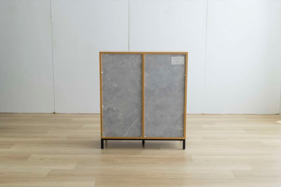 【送料無料】【幅70cm】引き出し付き本棚 木目調 ストーン調 収納 飾り棚