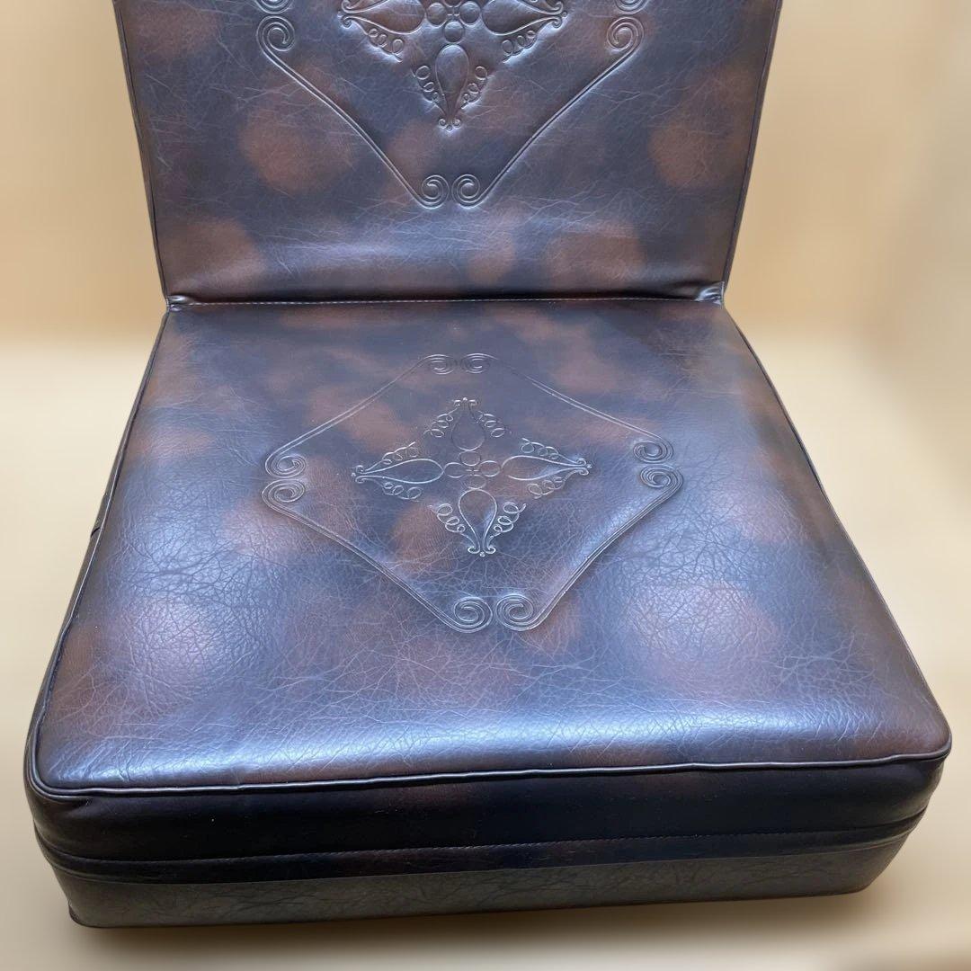 1人掛けソファ　ヴィンテージ　FUJI FRIEND ダークブラウン　レトロ