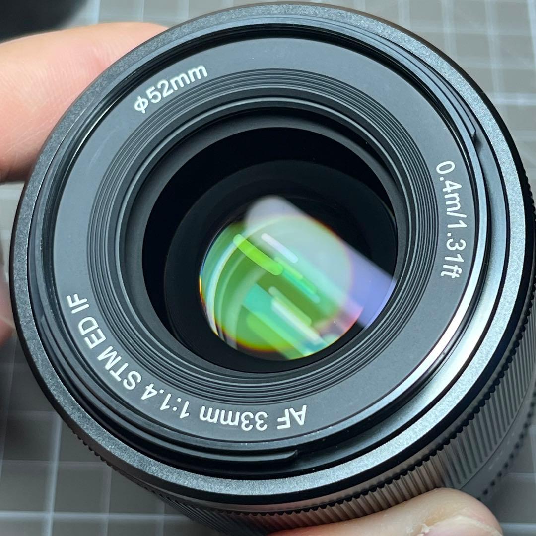 美品 VILTROX AF 33mm F1.4 STM ED IF Xマウント