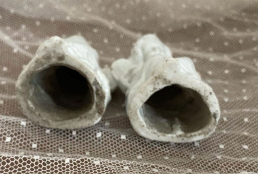 アンティーク雑貨 Old lovely small angels 2set