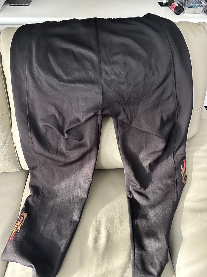 【適品】がまかつ ジャージ スーツ LL（XL）ブラック　GM-3324