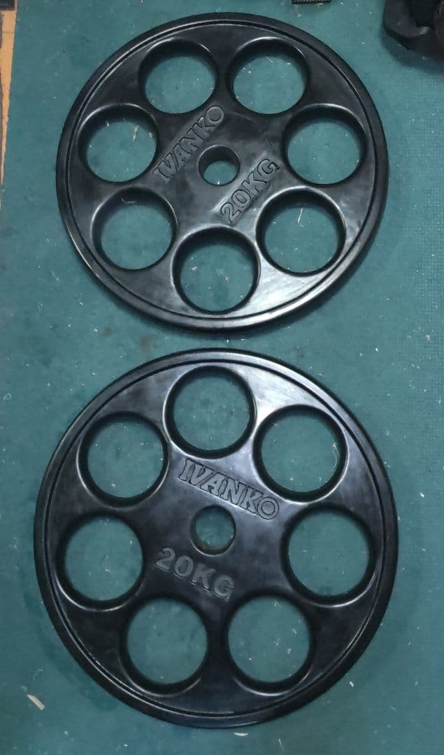 オリンピック プレート IVANKO 20kgプレート1枚①