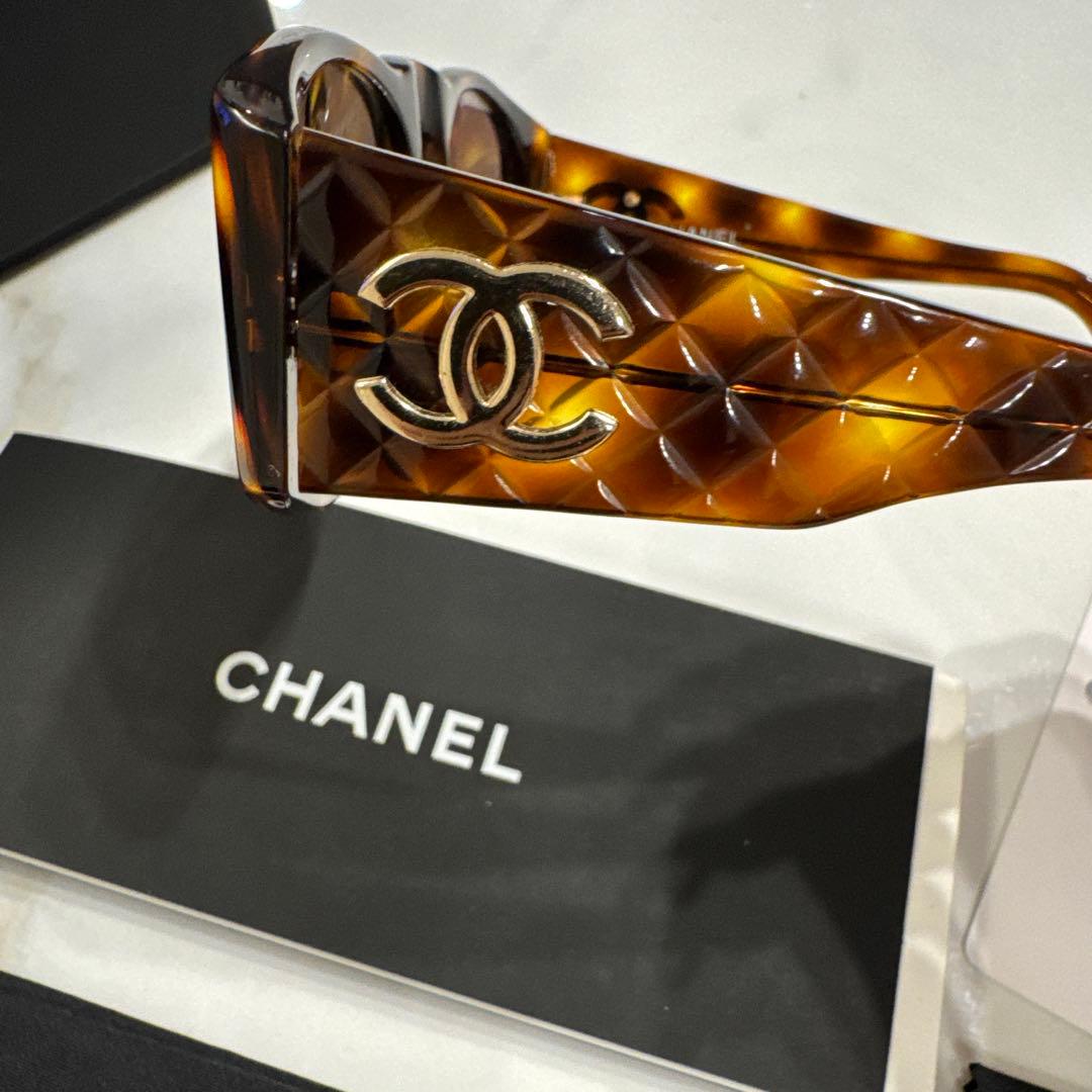 CHANEL ブラウン サングラス　べっこう