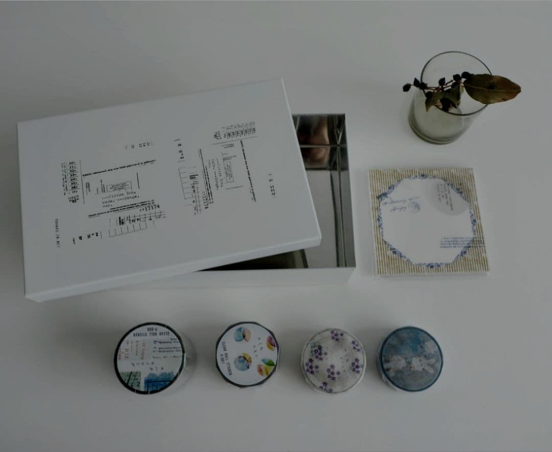 【限定品】紙博京都2024 ヨハク　限定缶　モジトスウジ