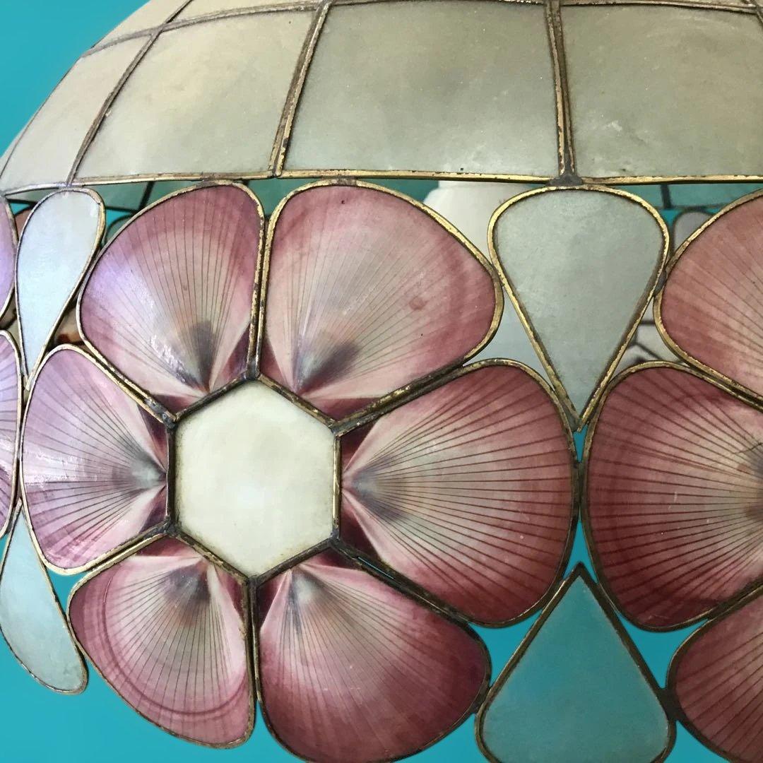 ペンダントライト　カスピ貝　シェル