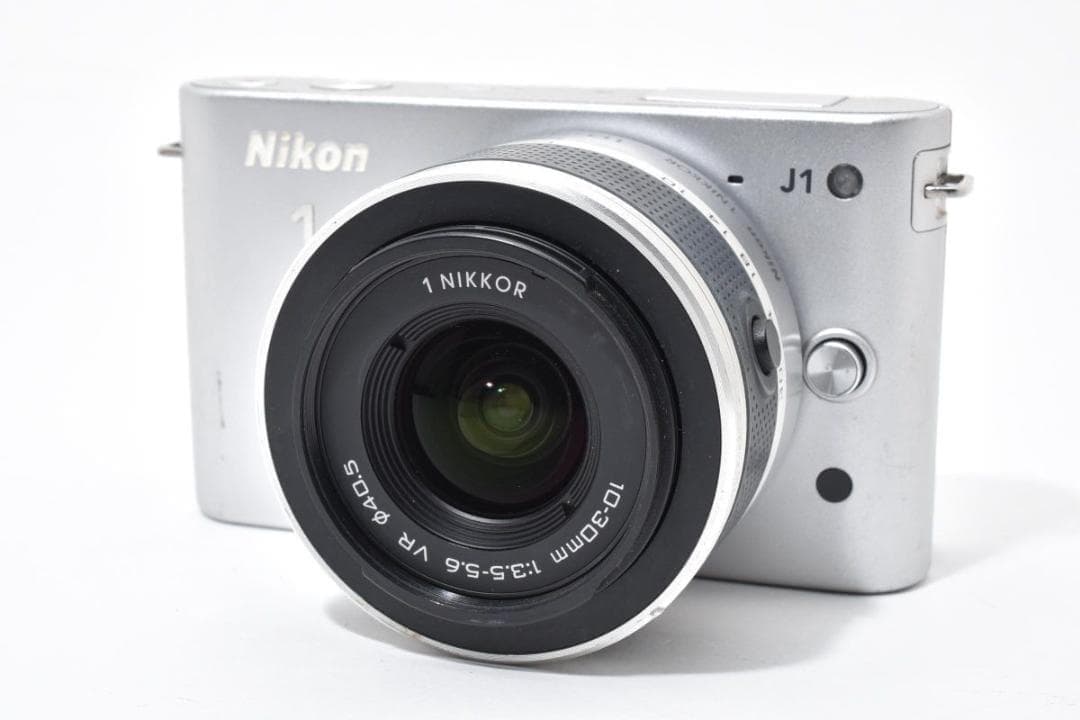 Nikon ニコン 1 J1 シルバー レンズキット ミラーレス一眼カメラ