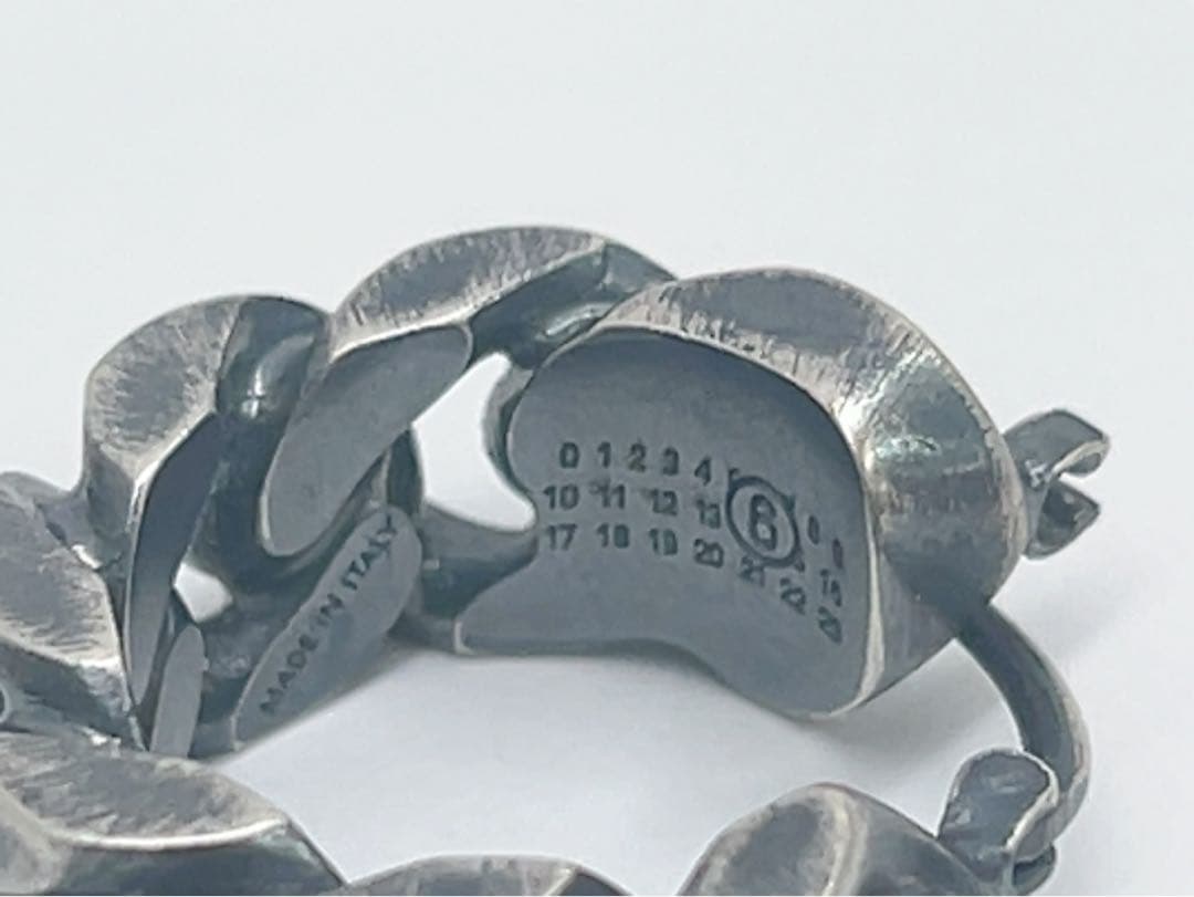 9AA33 新品未使用【MM6 Maison Margiela 】フープピアス