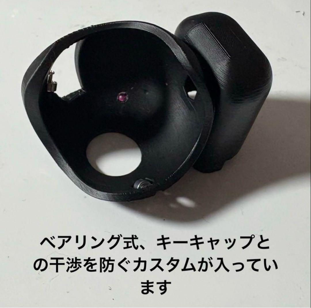 BLE無線Keyball39 ZMK ロープロファイル書斎モデル