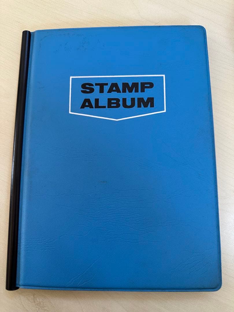 昭和記念切手アルバム 日本切手 未使用多数 ブロック連刷　蒸気機関車・美人画ほか