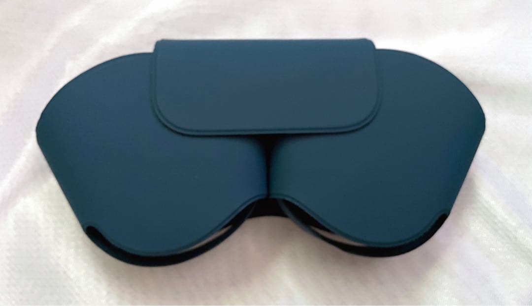 AirPods MAX 本体 スカイブルー　イヤーシリコンカバー付き　美品