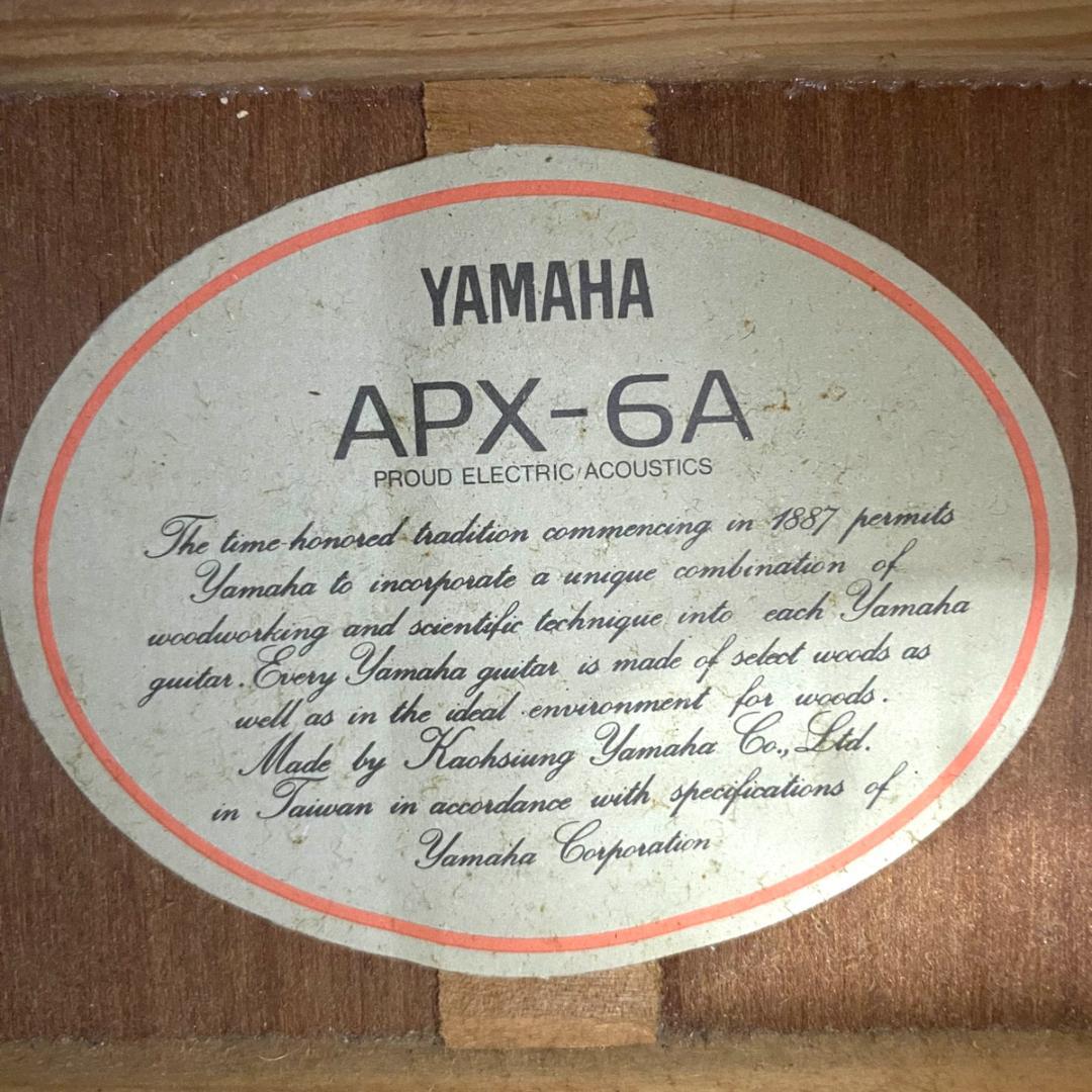 YAMAHA ヤマハ APX-6A エレクトリックアコースティックギター