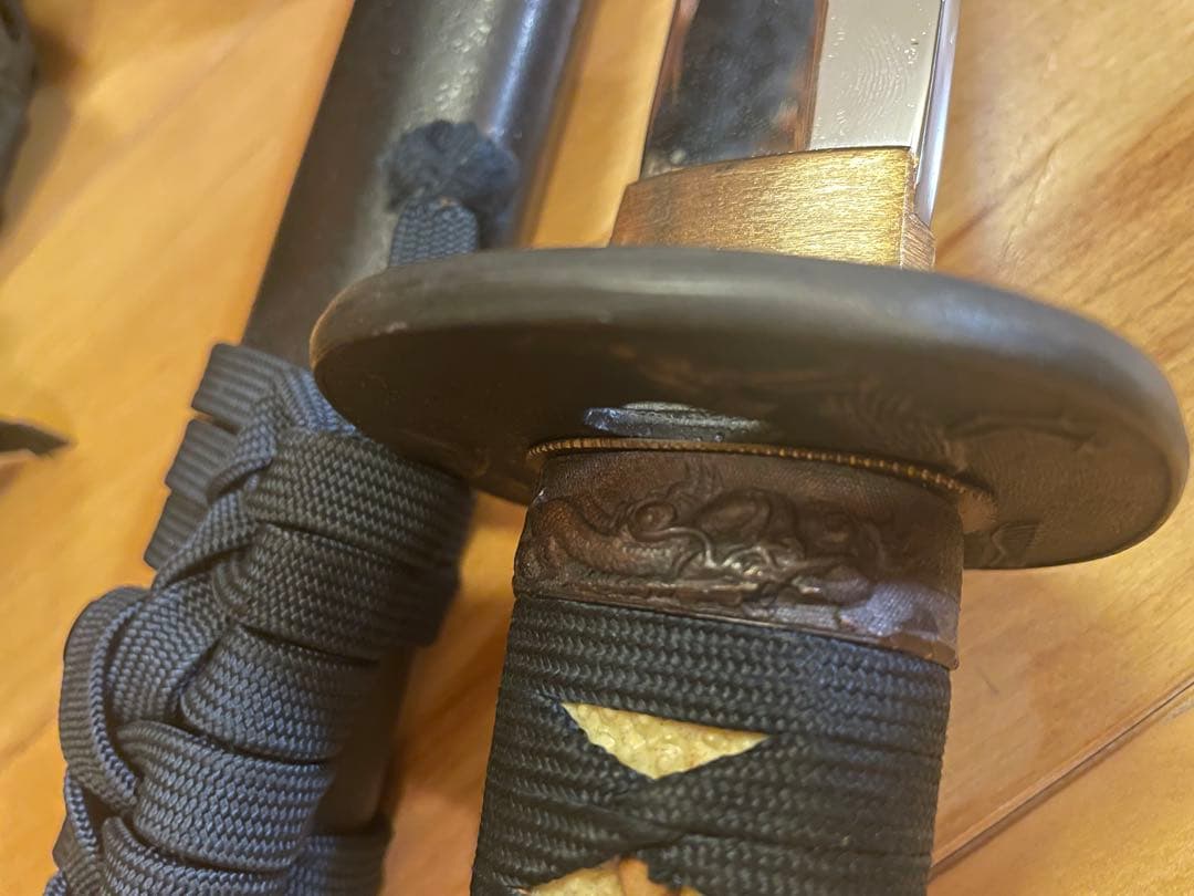 日本刀　模造刀　刀掛代　スタンド　インテリア　レトロ